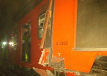 Una persona muerta, 10 lesionadas y 4 prensadas por choque de vagones en Línea 3 del Metro