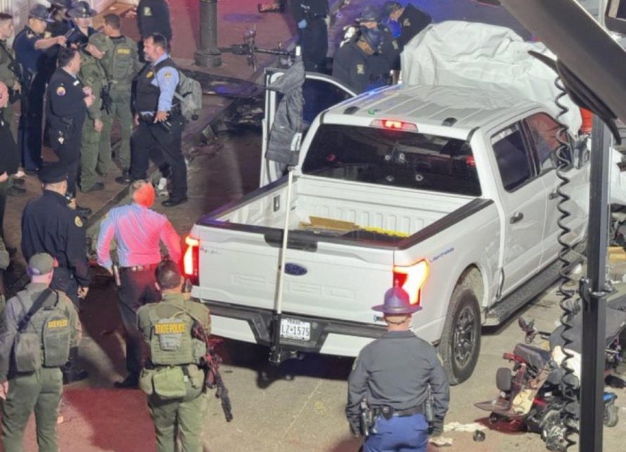 Atropellamiento masivo en Nueva Orleans deja 10 muertos; es investigado como acto terrorista