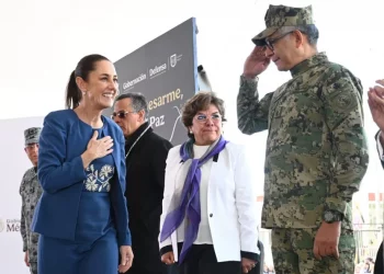 Lanza Sheinbaum en la Basílica de Guadalupe programa “Sí al desarme, sí a la paz”