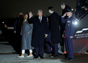 Trump llega a Washington para su investidura como presidente de EU
