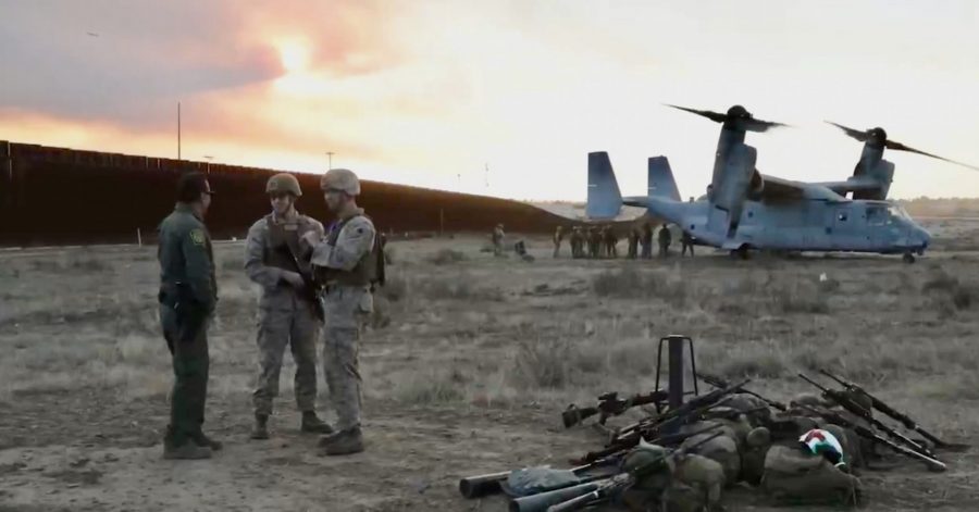 Despliega EU marines en frontera con México; tienen la misión de “proteger a Estados Unidos”