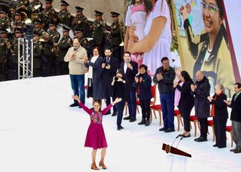 “Siempre tendremos la frente en alto”, Sheinbaum en su informe de 100 días de Gobierno