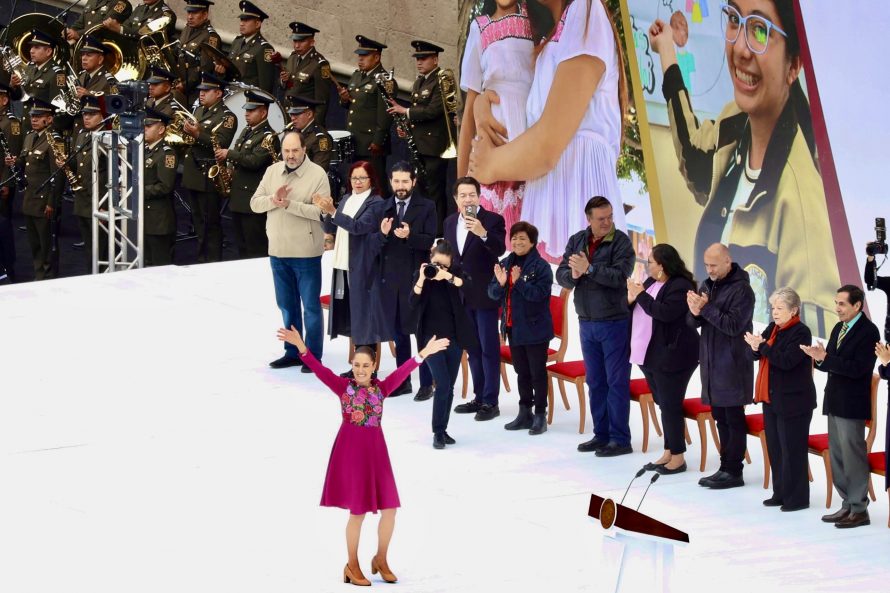 “Siempre tendremos la frente en alto”, Sheinbaum en su informe de 100 días de Gobierno