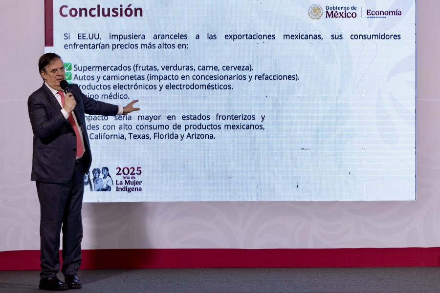 Aranceles de EU serían un “error estratégico”, impactarían a millones de familias estadounidenses: Ebrard