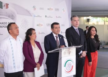 Defienden senadores de Morena y Partido Verde gobernabilidad y Estado de derecho en Oaxaca