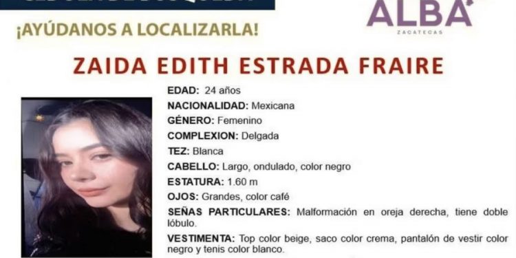 Desaparece joven zacatecana tras asistir a foro en el Senado