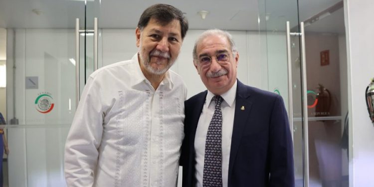 Presentará Sheinbaum en el Zócalo propuestas “muy fuertes” para responder a Trump por aranceles: Fernández Noroña