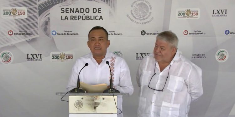 Presentan senadores de Morena iniciativa de etiquetado frontal para alimentos y cosméticos con contenido transgénico