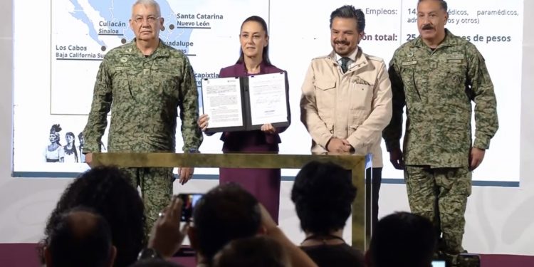 Construirán ingenieros militares 7 hospitales del IMSS, anuncia Sheinbaum
