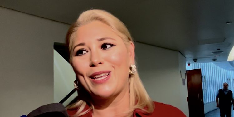 Se destapa Verónica Camino Farjat para presidir la Mesa Directiva del Senado