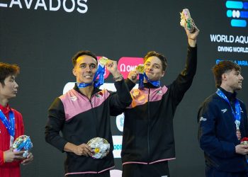 Ganan Celaya y Olvera primer oro para México en Copa Mundial de Clavados