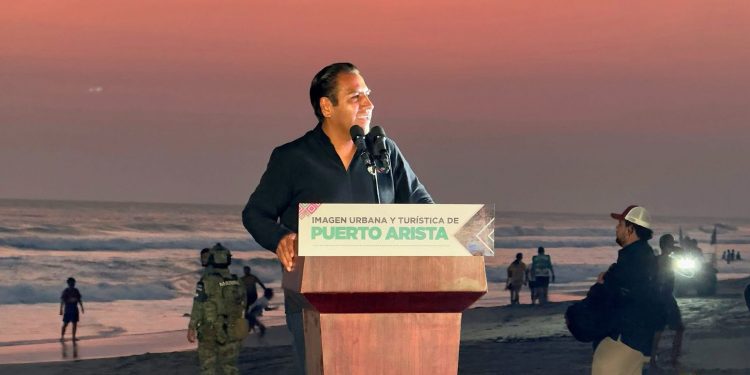 Inaugura Eduardo Ramírez obras para modernización turística de Puerto Arista