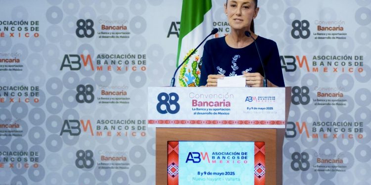 Mayor acceso al crédito, clave para el bienestar social: Sheinbaum en 88 Convención Bancaria