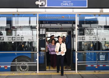 Sheinbaum da banderazo a preoperación del Trolebús Elevado Chalco–Santa Martha; arrancará formalmente el 18 de mayo