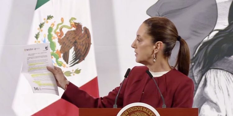 “México no es piñata de nadie”,Sheinbaum tras veto ganadero de EEUU