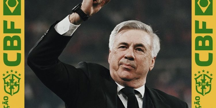 Carlo Ancelotti nuevo director técnico de Brasil