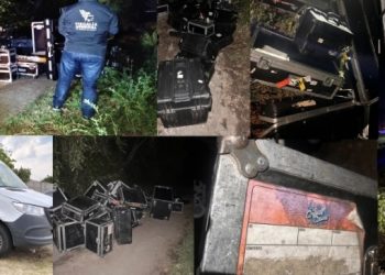 Recupera Fiscalía de Puebla equipo e instrumentos robados a Los Ángeles Azules