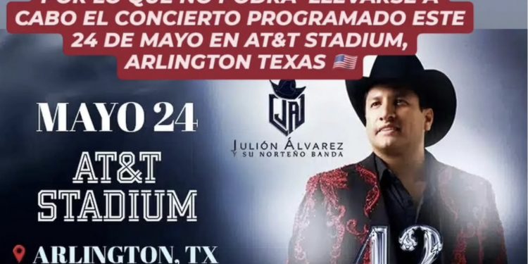 Cancelan visa de trabajo a Julión Álvarez; suspende concierto en Texas