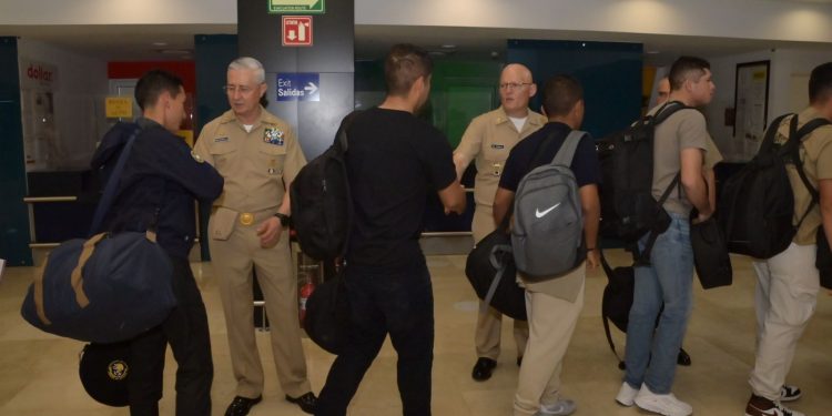 Tras incidente en Nueva York, cadetes y tripulación del “Cuauhtémoc” arriban a Veracruz