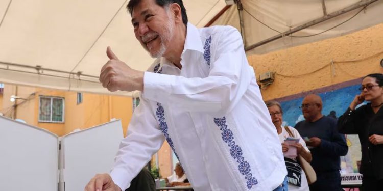 “Sin marcha atrás”: Fernández Noroña afirma que elección del Poder Judicial cambiará la historia