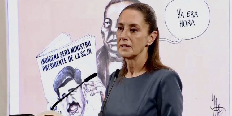 Sheinbaum respalda posible presidencia indígena de Hugo Aguilar en la Corte, pero INE decidirá ese cargo