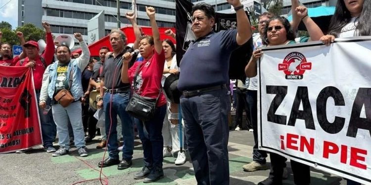 CNTE anuncia presencia en actos de Sheinbaum para exigir abrogación de la Ley del ISSSTE