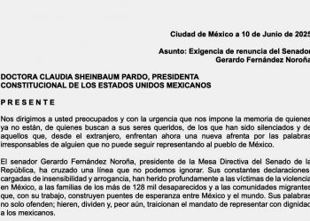 Activistas piden a Sheinbaum la renuncia de Fernández Noroña por “conducta insensible”