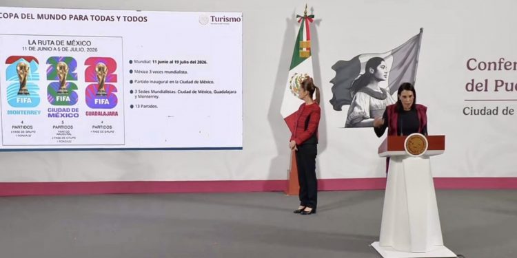 México se prepara para recibir 5.5 millones de visitantes durante el Mundial 2026: SECTUR