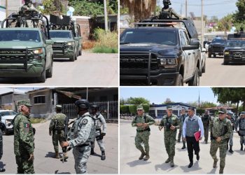 Refuerzan seguridad en Sinaloa con más de 1,600 elementos del Ejército y de la SSPC