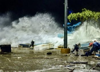 Autoridades federales, estatales y municipales implementan operativo para atender daños ocasionados “Erick” en Guerrero y Oaxaca