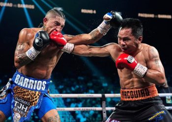 Pacquiao, cerca de la hazaña, pero Barrios retiene título welter del CMB tras polémico empate