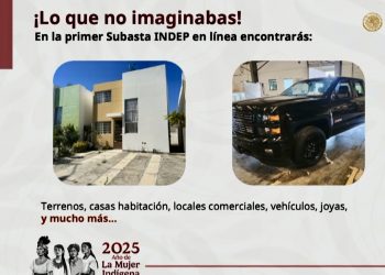 INDEP lanza gran subasta de bienes decomisados; convoca a la ciudadanía a participar con reglas claras y enfoque social