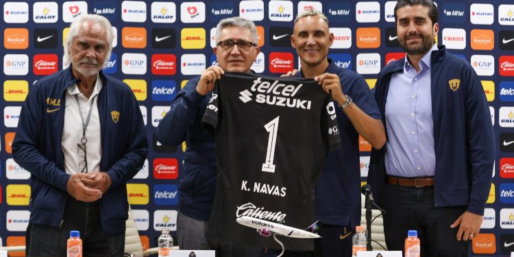 Keylor Navas es presentado oficialmente como nuevo portero de los Pumas