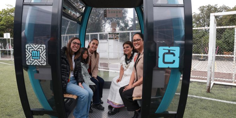 Claudia Sheinbaum y Clara Brugada anuncian la Línea 4 del Cablebús; conectará Ciudad Universitaria con Pedregal de San Nicolás