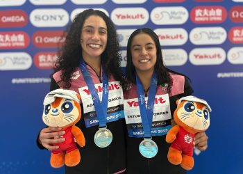 Reconoce Sheinbaum a medallistas del Mundial Acuático en Singapur; “representan lo mejor del país”