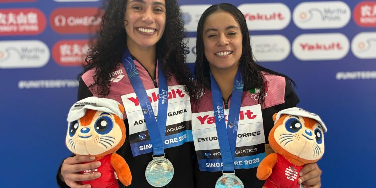 Reconoce Sheinbaum a medallistas del Mundial Acuático en Singapur; “representan lo mejor del país”