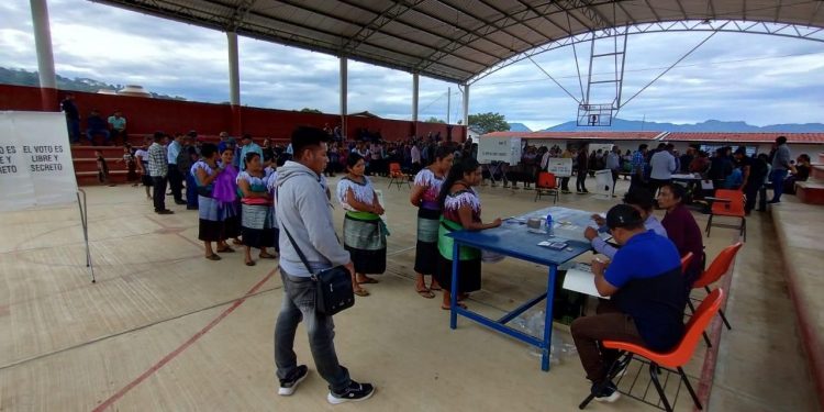 Concluye jornada electoral extraordinaria en Pantelhó en un ambiente de paz y participación ciudadana