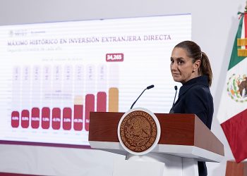 “Ni los aranceles pudieron con la economía mexicana”; Sheinbaum celebra histórica inversión extranjera directa en México