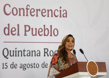 “El sargazo no está ni todos los días, ni en todas las playas”: Mara Lezama