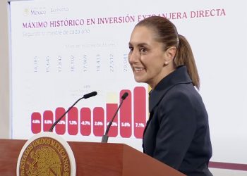 “Ni los aranceles pudieron con la economía mexicana”; Sheinbaum celebra histórica inversión extranjera directa en México