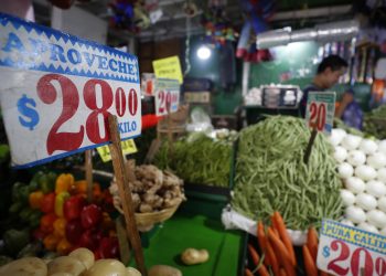 Inflación anual baja a 3.49% en la primera quincena de agosto