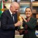 Sheinbaum recibe a Gianni Infantino y destaca la emoción por la Copa Mundial 2026 en México