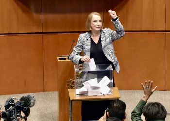 Senado elige a Laura Itzel Castillo como presidenta de la Mesa Directiva
