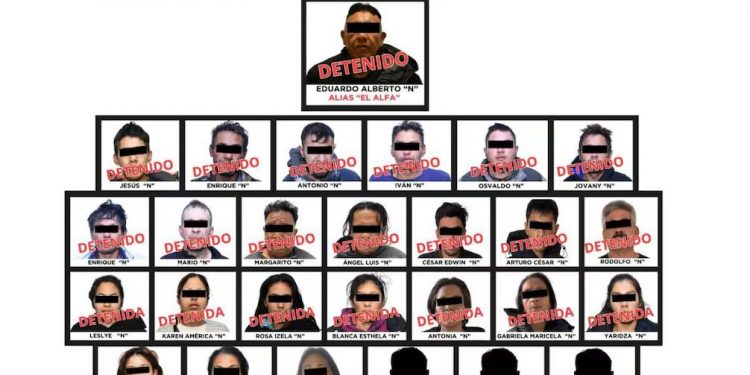 Desarticulan célula criminal “Los Alfas” en el Valle de Toluca; hay 27 detenidos