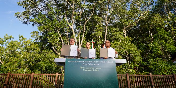 México, Guatemala y Belice firman acuerdo histórico para crear el Corredor Biocultural de la Gran Selva Maya
