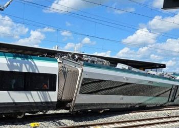 Percance en Izamal, Tren Maya se descarrila sin dejar heridos