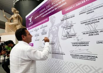 Chiapas marca precedente nacional con Acuerdo por una Justicia con Perspectiva de Género, Infancias y Adolescencias