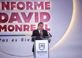 David Monreal presume finanzas sanas y avances en seguridad en su Cuarto Informe