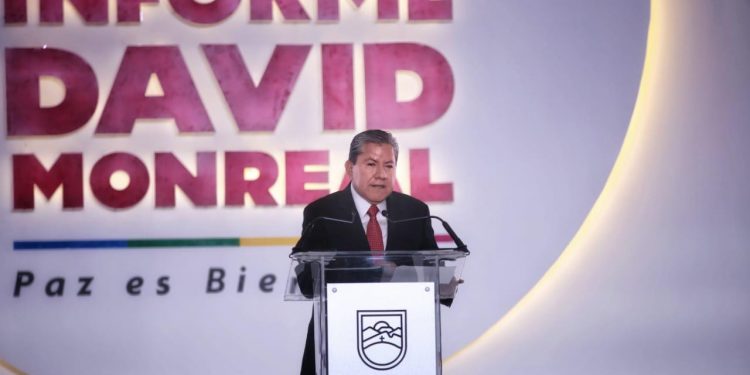David Monreal presume finanzas sanas y avances en seguridad en su Cuarto Informe