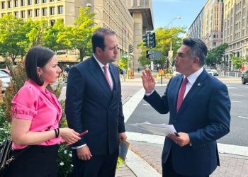 Alejandro Moreno desde Washington: “No permitiremos que en México se instaure una narcodictadura”